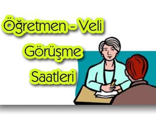 Veli Öğretmen Görüşme Saatleri